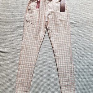 Indoor tan printed pants S/M